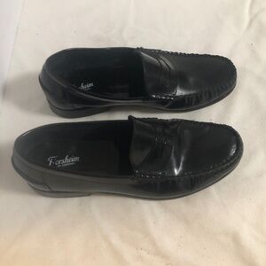 Florsheim Black Leather Penny Loafer - 68